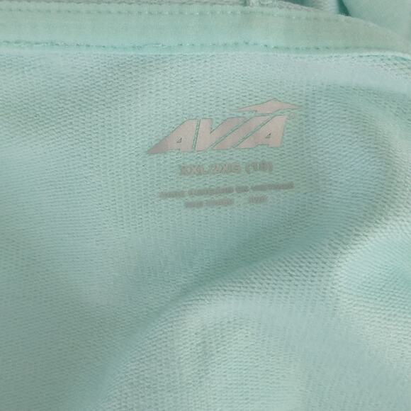 Avia 1/2 Zip Hoodie Jacket Women's Sz XXL Blue Long Sleeve  Sweatshirt Pullover - Picture 3 of 12